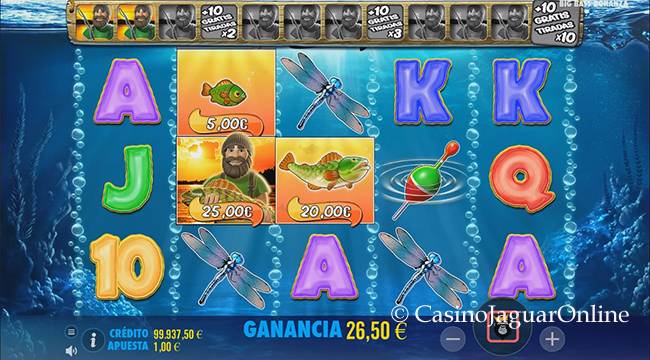 Tiradas gratis de Big Bass Bonanza