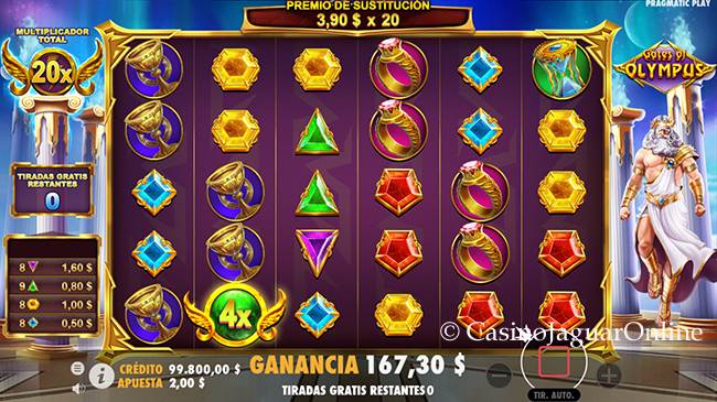 Tiradas gratis de Gates of Olympus