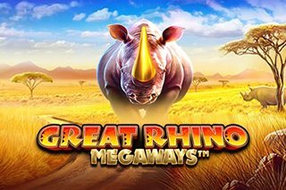 Logotipo del juego Great Rhino Megaways™
