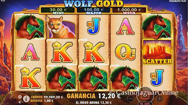 Giros gratis de Wolf Gold