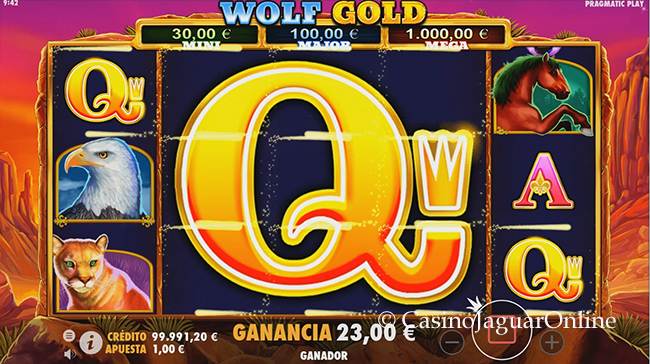Gran ganancia en Wolf Gold