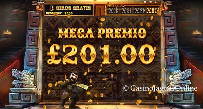 Mega premio en Gonzo's Quest Megaways™