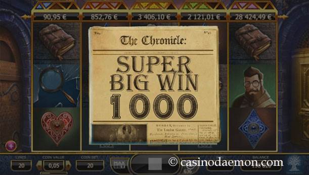 Holmes and the Stolen Stones slot