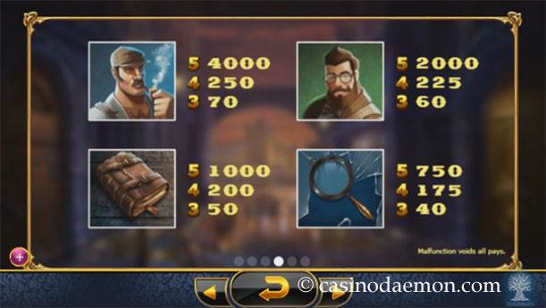 Holmes and the Stolen Stones slot